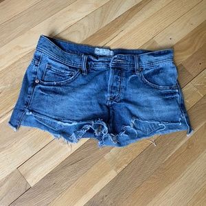 FREE PEOPLE Denim Cutoff Shorts - Size 25
